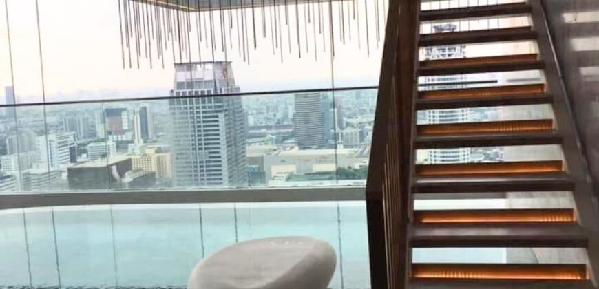 Luxury Duplex Condo for Rent at Chidlom 1 bedroom Nice Beautiful Room Bangkok