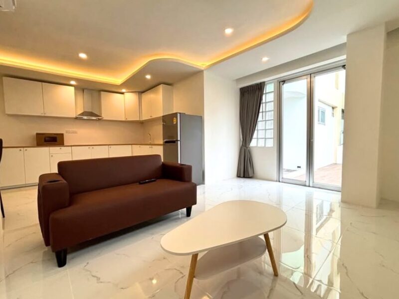 Condo for Rent at Sukhumvit 48 Garden floor with 2 Bedroom Wide Space Cheap Price