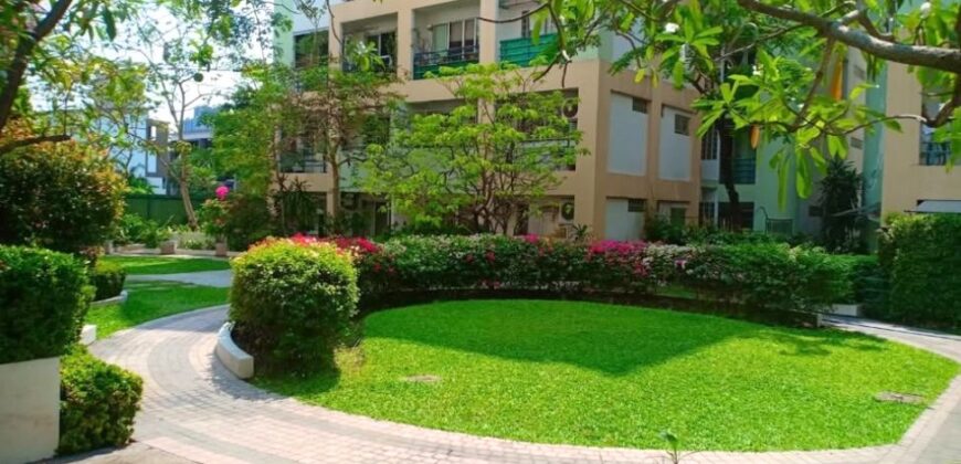 Condo for Rent at Sukhumvit 48 Garden floor with 2 Bedroom Wide Space Cheap Price
