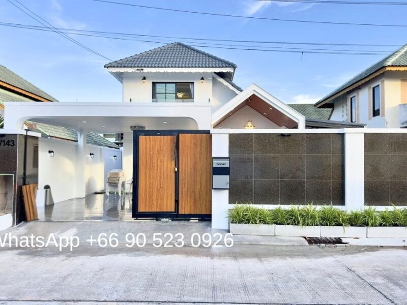 บ้านเดี่ยวพร้อมสระว่ายน้ำ หมู่บ้านพาราไดซ์ฮิลล์ 2 – พัทยา