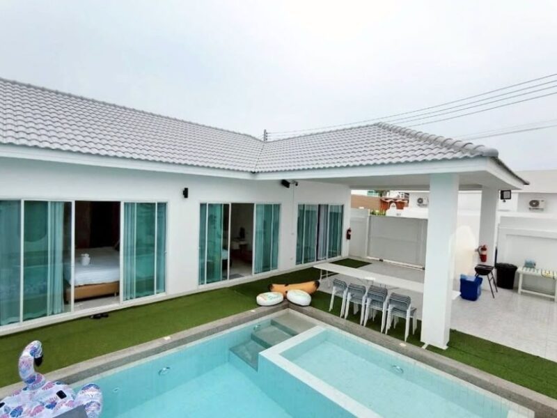 Sale Pool Villa House with Tenant – 3-Year Lease Agreement at Huay Yai, Pattaya