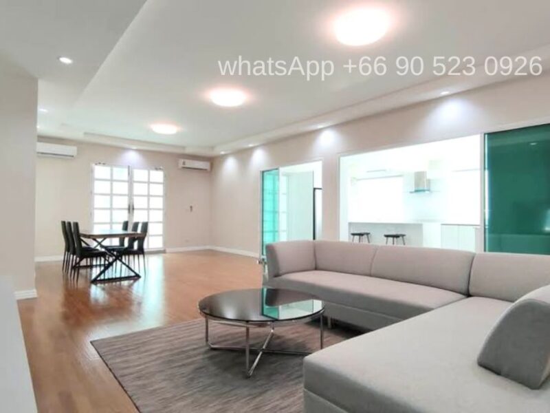 Pet-Friendly Low-Rise Condo for Rent | 3 Beds 3 Baths – 300 sq.m. ThongLor Bangkok