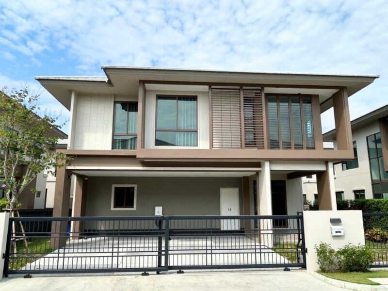 ขายบ้านเดี่ยวใหม่ 2 ชั้น โครงการบุราสิริ กรุงเทพกรีฑา บ้านใหม่พร้อมอยู่