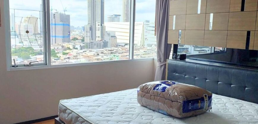 Modern 2-Bedroom Condo for Rent, wide balcony ideal for remote work, in Sathorn