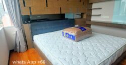 Modern 2-Bedroom Condo for Rent, wide balcony ideal for remote work, in Sathorn
