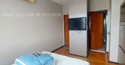 Modern 2-Bedroom Condo for Rent, wide balcony ideal for remote work, in Sathorn