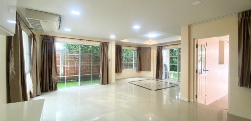 ขายบ้านเดี่ยว สุขาภิบาล 2 เนื้อที่ 61ตร.วา 3 ห้องนอน ใกล้สุวรรณภูมิ ราคา 6.8 ล้าน