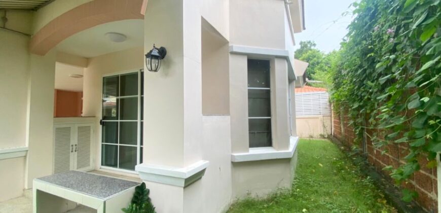 ขายบ้านเดี่ยว สุขาภิบาล 2 เนื้อที่ 61ตร.วา 3 ห้องนอน ใกล้สุวรรณภูมิ ราคา 6.8 ล้าน