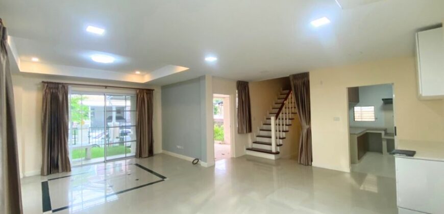 ขายบ้านเดี่ยว สุขาภิบาล 2 เนื้อที่ 61ตร.วา 3 ห้องนอน ใกล้สุวรรณภูมิ ราคา 6.8 ล้าน