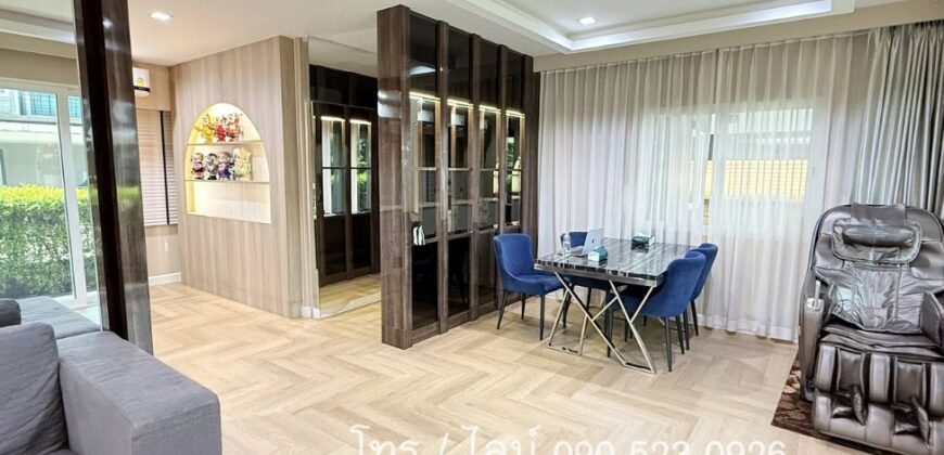 บ้านเดี่ยวสองชั้นหลังใหญ่ 4 ห้องนอน ราคาถูก ขายด่วน อ่อนนุช พัฒนาการ บ้านในโครงการ