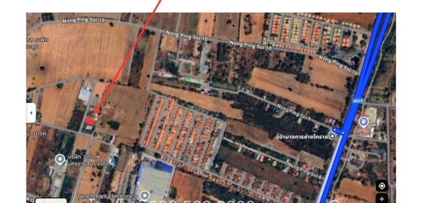 ขายที่ดิน ทำเลใกล้มหาลัยเทคโนโลยีสุรนารี โฉนดครุฑแดง ราคาถูก รีบเลย!