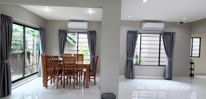 ขายบ้านเดี่ยว บางนา–สุวรรณภูมิ | กิ่งแก้ว | ติดถนนใหญ่ เฟอร์ครบ 9.9 ลบ.