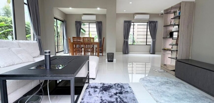 ขายบ้านเดี่ยว บางนา–สุวรรณภูมิ | กิ่งแก้ว | ติดถนนใหญ่ เฟอร์ครบ 9.9 ลบ.