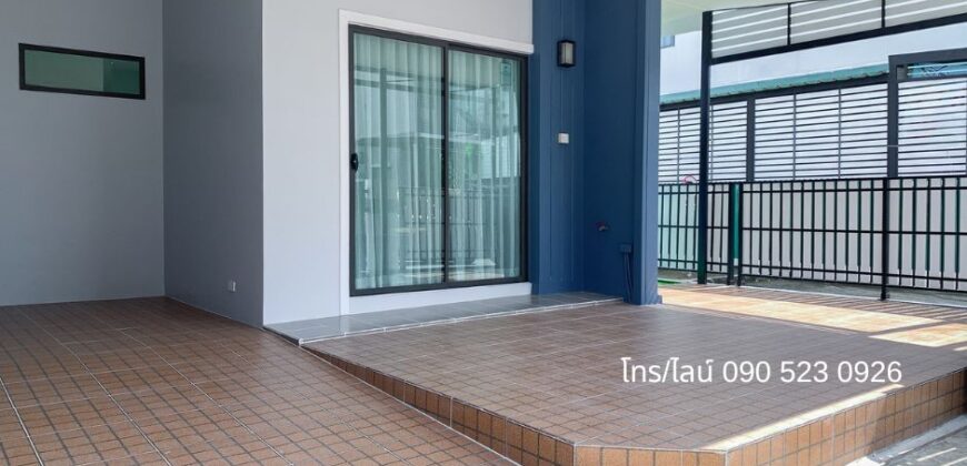 ขายทาวน์โฮม รีโนเวทแล้ว ถนนกาญจนาภิเษก ซอยกิ่งแก้ว 4 ห้องนอน 3.2 ล้าน ฟรีโอน