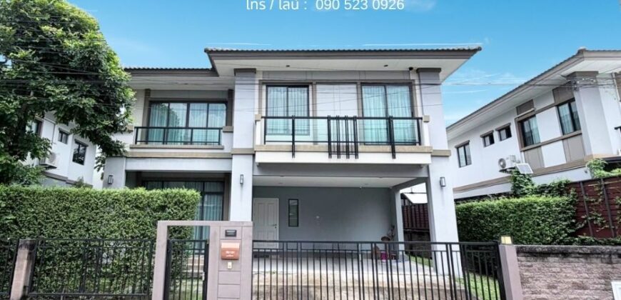 ขายบ้านเดี่ยว บางนา–สุวรรณภูมิ | กิ่งแก้ว | ติดถนนใหญ่ เฟอร์ครบ 9.9 ลบ.