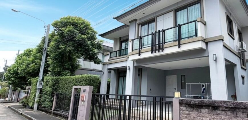 ขายบ้านเดี่ยว บางนา–สุวรรณภูมิ | กิ่งแก้ว | ติดถนนใหญ่ เฟอร์ครบ 9.9 ลบ.